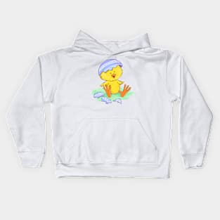 Denizko Baby Chicken Kids Hoodie